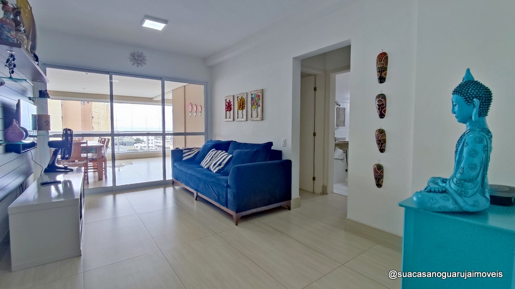 Apartamento com 3 dormitórios à venda, 113 m² por R$ 900.000 - Praia da Enseada – Aquário - Guarujá/SP