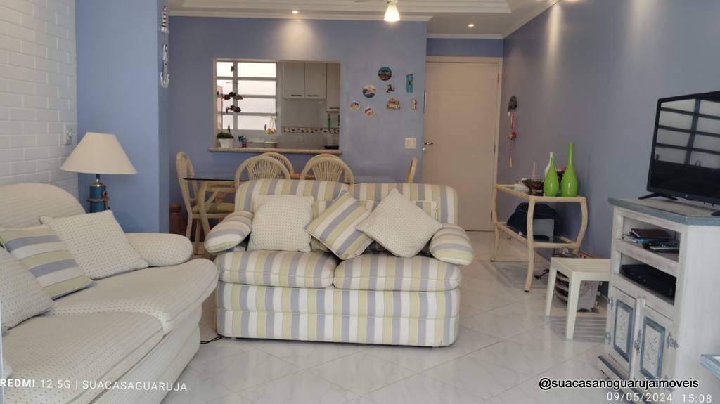 Apartamento Penhasco 5 Estrelas com 3 dormitórios  100 m² por R$ 750.000  Tortugas - Guarujá/SP