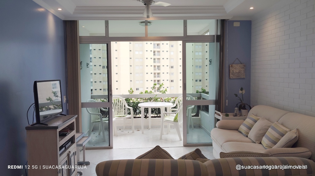 Apartamento Penhasco 5 Estrelas com 3 dormitórios  100 m² por R$ 750.000  Tortugas - Guarujá/SP