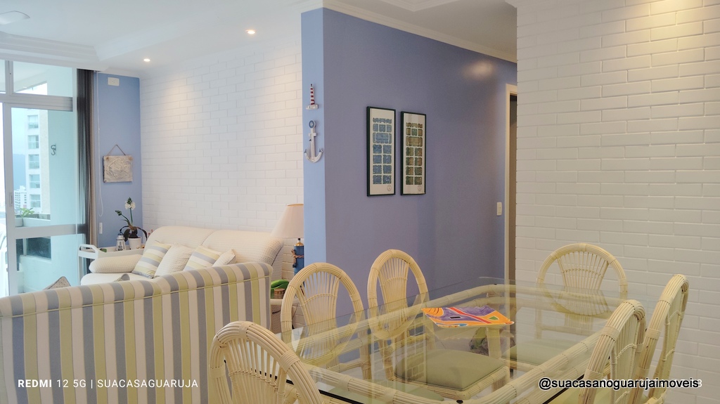 Apartamento Penhasco 5 Estrelas com 3 dormitórios  100 m² por R$ 750.000  Tortugas - Guarujá/SP