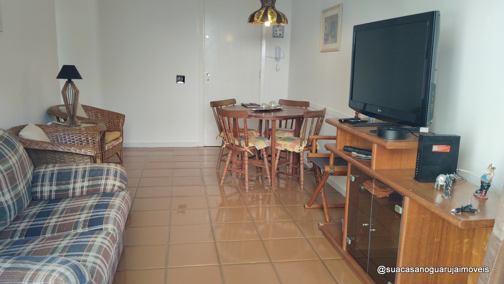 Apartamento com 1 dormitório à venda, 60 m² por R$ 280.000,00 - Praia da Enseada – Tortugas - Guarujá/SP cod AP02601