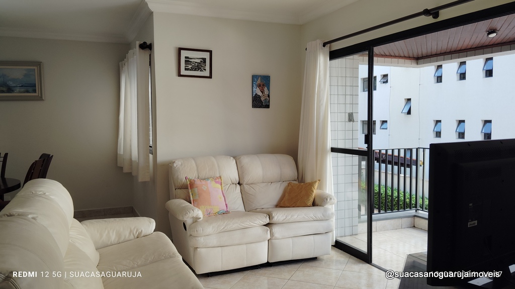 Apartamento 3 dormitórios 1 vaga 2 banheiros  101 m²  Enseada Canto Tortugas  Guaruja cod R39126501