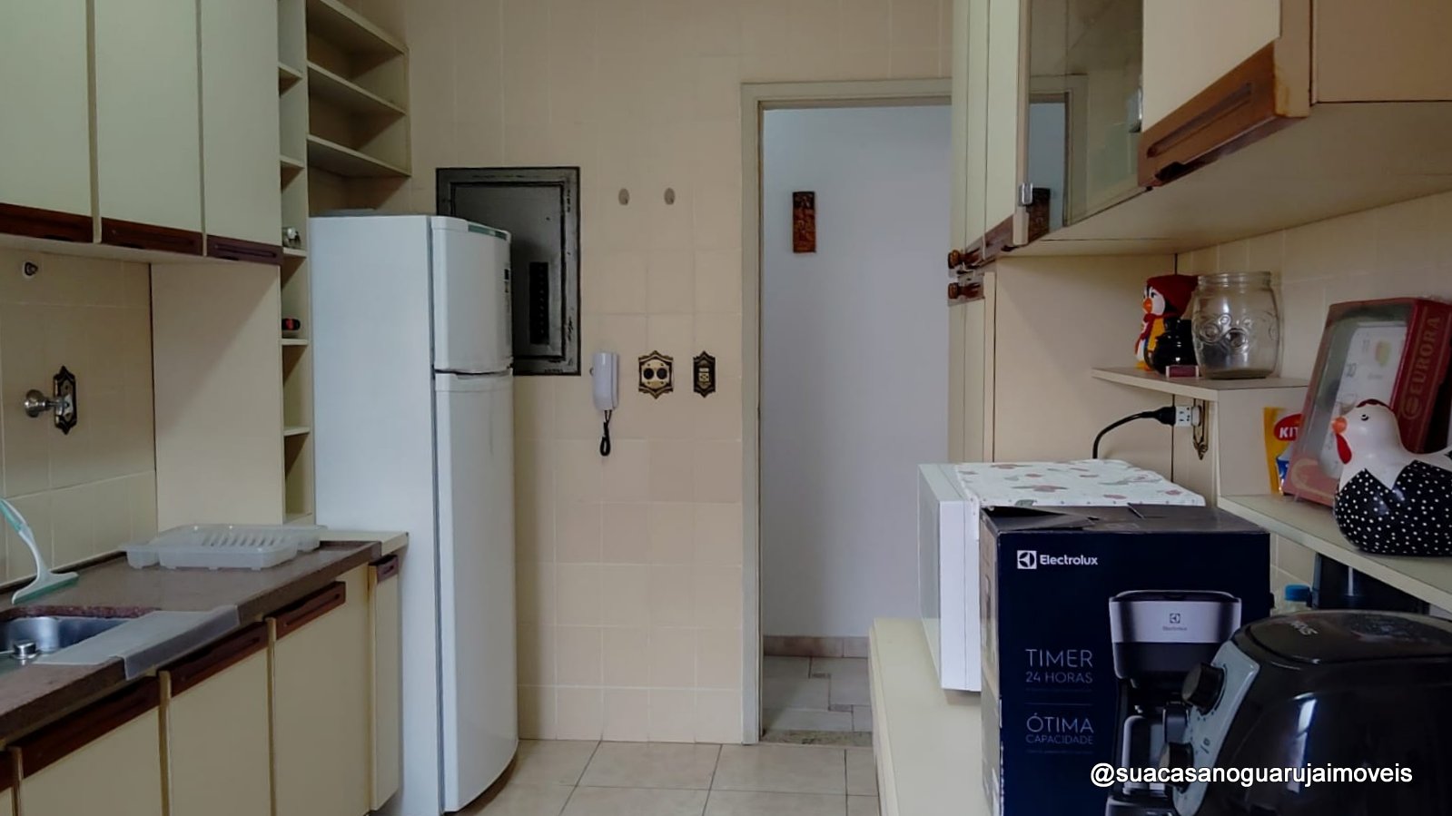 Apartamento Mobiliado na Praia da Enseada 3 Quartos 90m² Pronto para Morar ou Investir