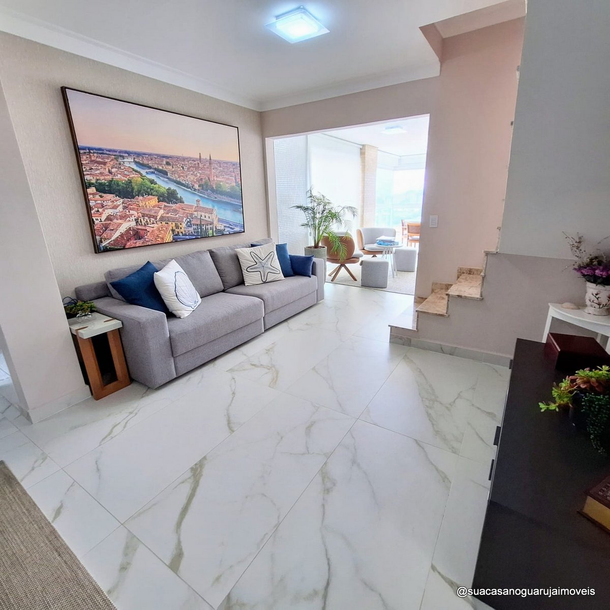 cobertura venda 3 dormitórios com lazer e vista para mar na Praia da Enseada cod cob2026