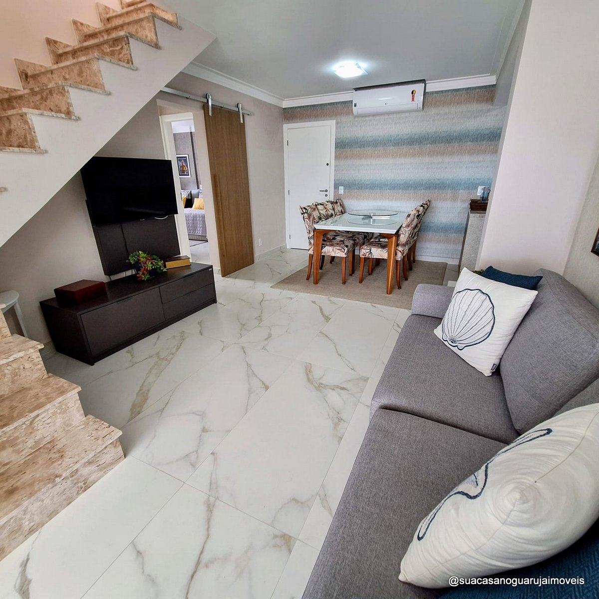 cobertura venda 3 dormitórios com lazer e vista para mar na Praia da Enseada cod cob2026