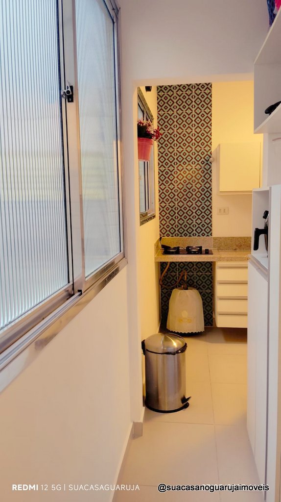 apartamento venda 2 dormitorios  1 vaga praia das asturias guaruja cod AP1015A
