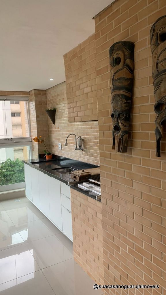 Apartamento venda 3 dormitórios 3 suítes 120 m² 2 vagas Astúrias Guarujá cod R0345779