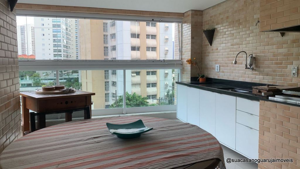 Apartamento venda 3 dormitórios 3 suítes 120 m² 2 vagas Astúrias Guarujá cod R0345779