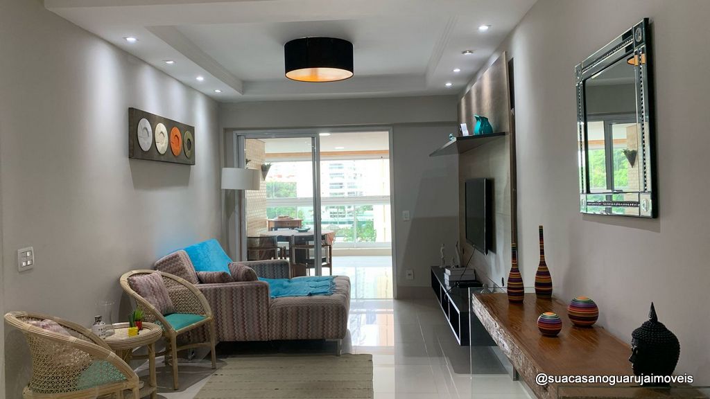 Apartamento venda 3 dormitórios 3 suítes 120 m² 2 vagas Astúrias Guarujá cod R0345779