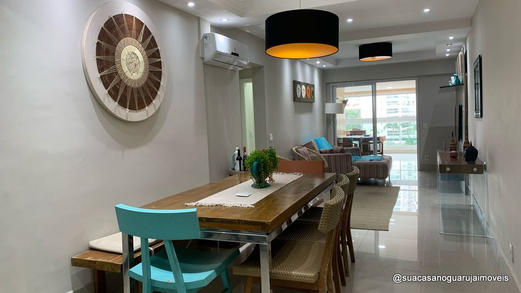 Apartamento venda 3 dormitórios 3 suítes 120 m² 2 vagas Astúrias Guarujá cod R0345779