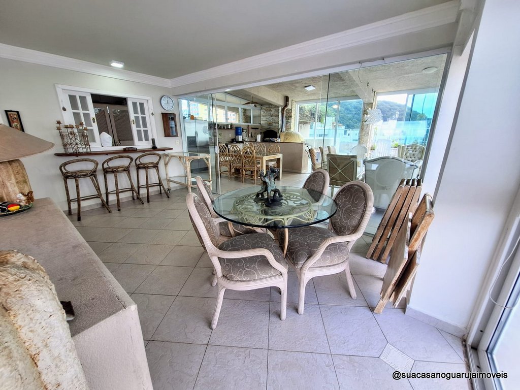 cobertura penthouse venda 6 dormitorios 1 suite 270 m2  1 vaga vista mar pitangueiras guaruja  