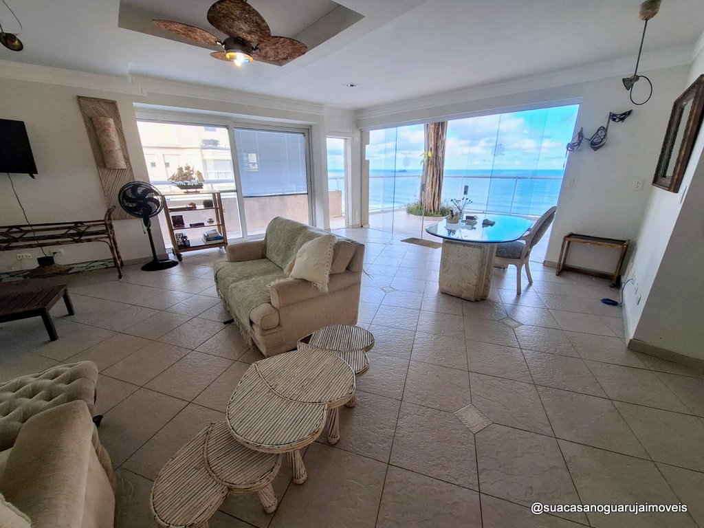 cobertura penthouse venda 6 dormitorios 1 suite 270 m2  1 vaga vista mar pitangueiras guaruja  