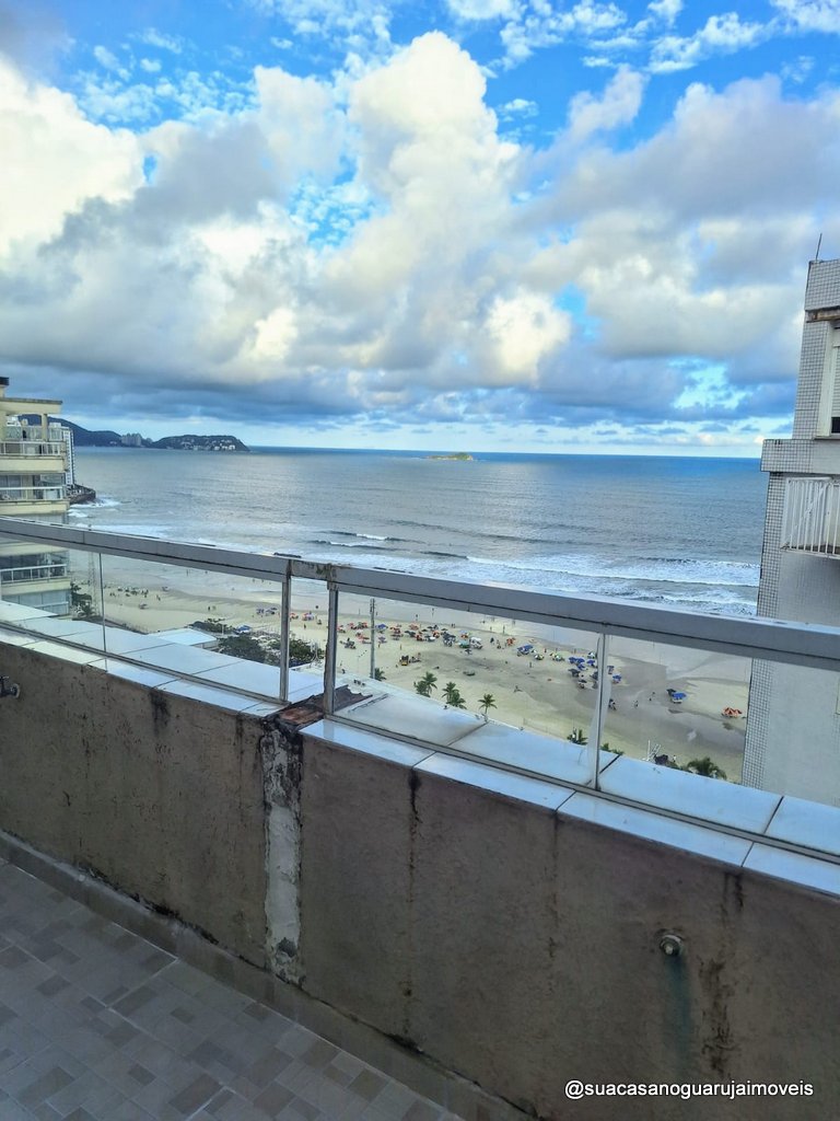 cobertura penthouse venda 6 dormitorios 1 suite 270 m2  1 vaga vista mar pitangueiras guaruja  
