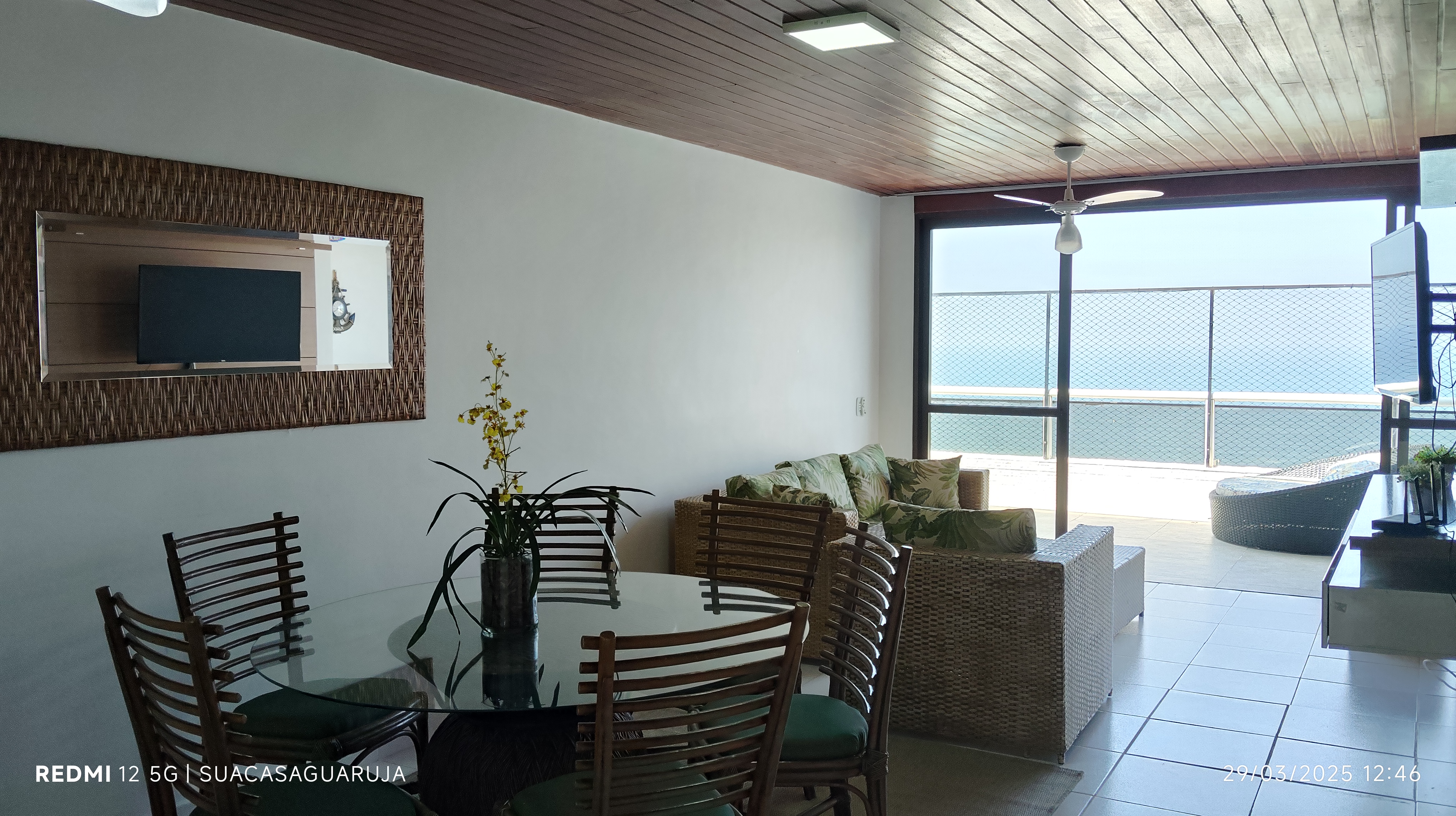 apartamento para locação vista mar condominio sorocotuba guaruja 4 suítes 175m2 2 vagas morro sorocotuba cod 0201L