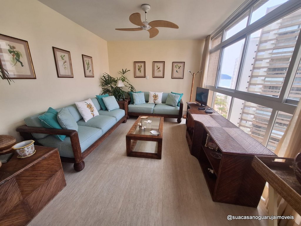 Apartamento à Venda 3 dormitorios  Pitangueiras – Guarujá Vista Mar Condomínio com Lazer Completo APP102021912V