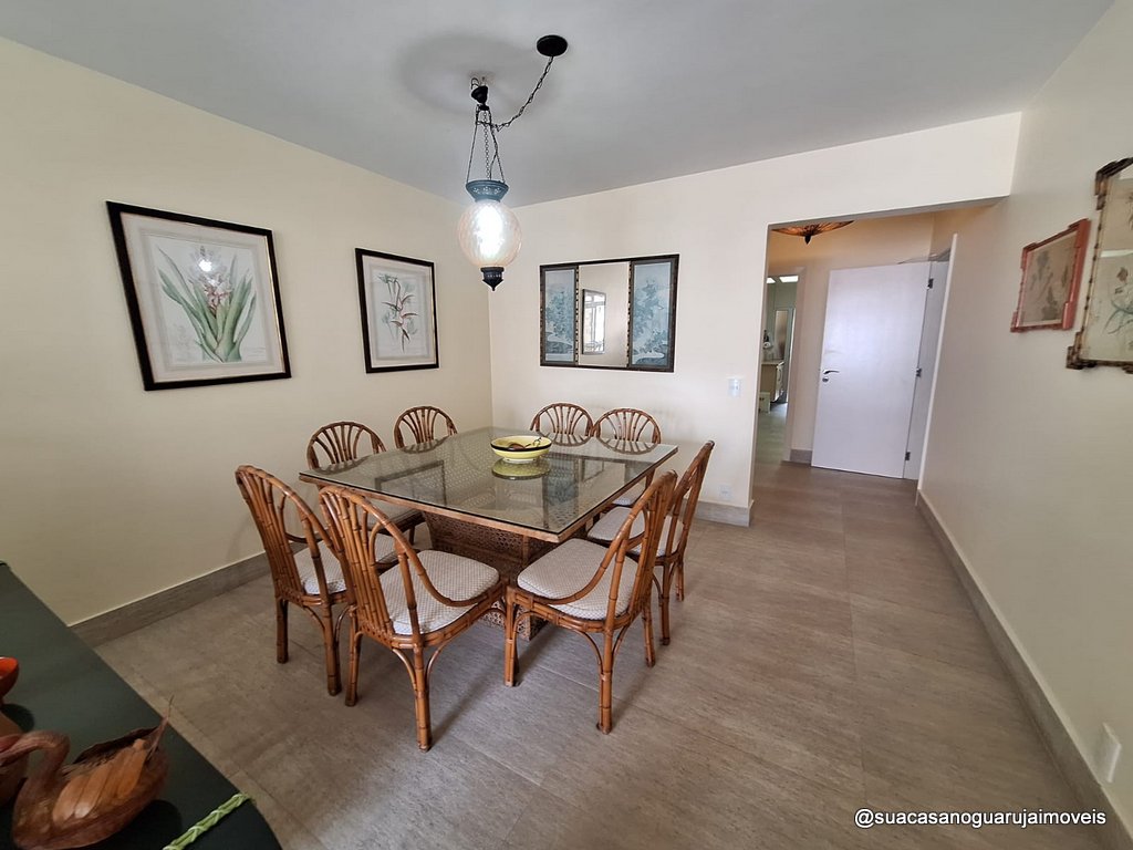 Apartamento à Venda 3 dormitorios  Pitangueiras – Guarujá Vista Mar Condomínio com Lazer Completo APP102021912V