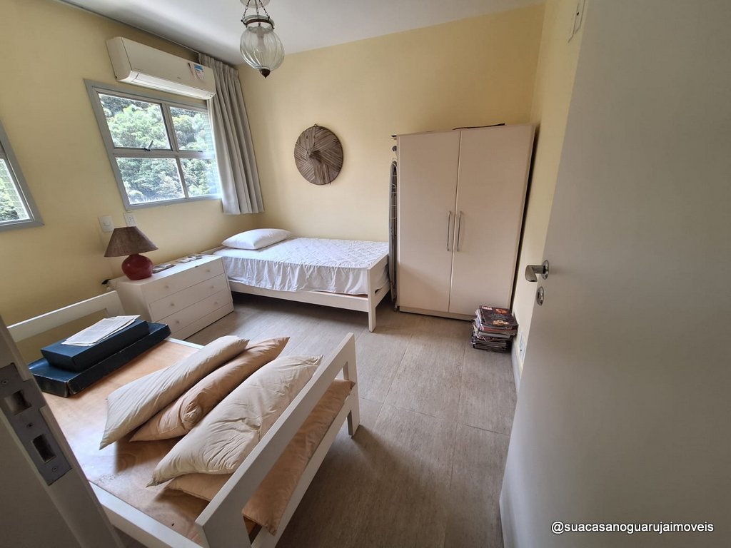 Apartamento à Venda 3 dormitorios  Pitangueiras – Guarujá Vista Mar Condomínio com Lazer Completo APP102021912V
