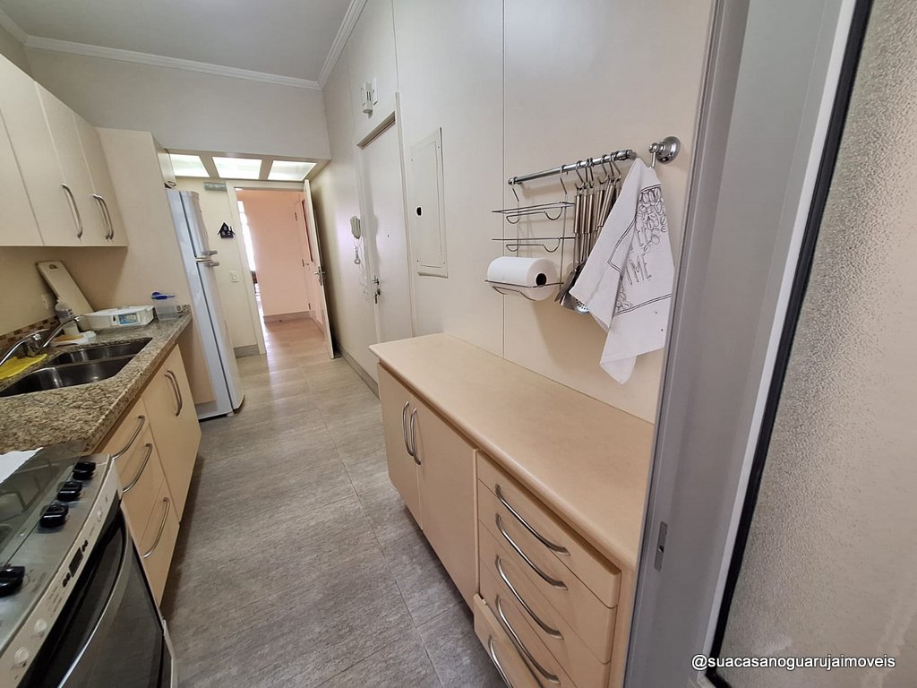 Apartamento à Venda 3 dormitorios  Pitangueiras – Guarujá Vista Mar Condomínio com Lazer Completo APP102021912V