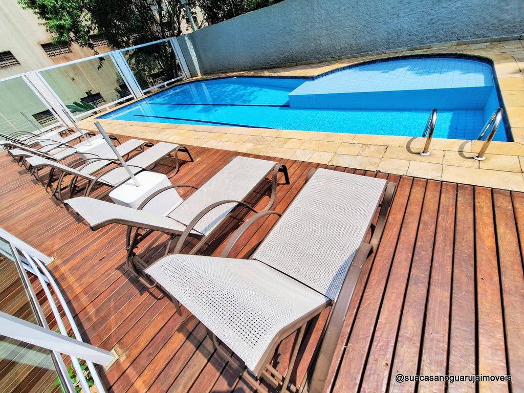 Apartamento à Venda 3 dormitorios  Pitangueiras – Guarujá Vista Mar Condomínio com Lazer Completo APP102021912V