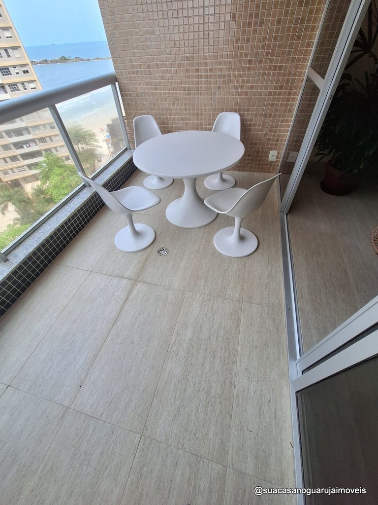 Apartamento à Venda 3 dormitorios  Pitangueiras – Guarujá Vista Mar Condomínio com Lazer Completo APP102021912V