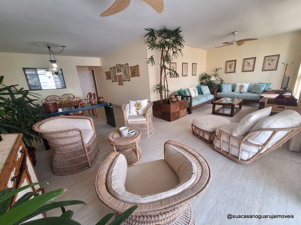 Apartamento à Venda 3 dormitorios  Pitangueiras – Guarujá Vista Mar Condomínio com Lazer Completo APP102021912V