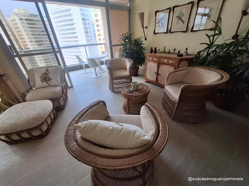 Apartamento à Venda 3 dormitorios  Pitangueiras – Guarujá Vista Mar Condomínio com Lazer Completo APP102021912V