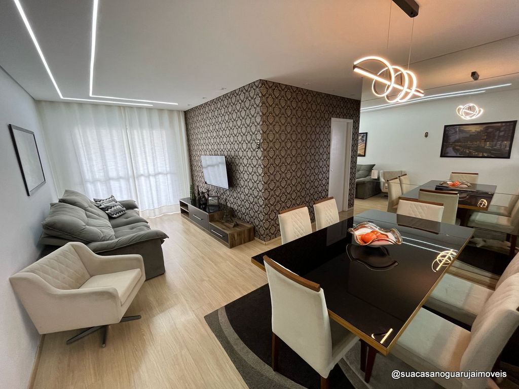 Apartamento à Venda 3 Quartos no Condomínio Twice, Guarujá – Mobiliado, Lazer Completo e 2 Vagas cod R1819425