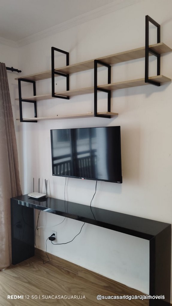 Apartamento Mobiliado à Venda com 1 Dormitório e Sacada na Praia da Enseada – Próximo ao Rufinos, Guarujá cod R4937290