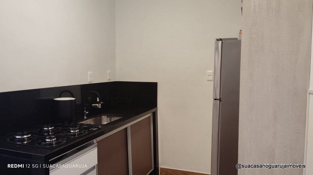 Apartamento Mobiliado à Venda com 1 Dormitório e Sacada na Praia da Enseada – Próximo ao Rufinos, Guarujá cod R4937290