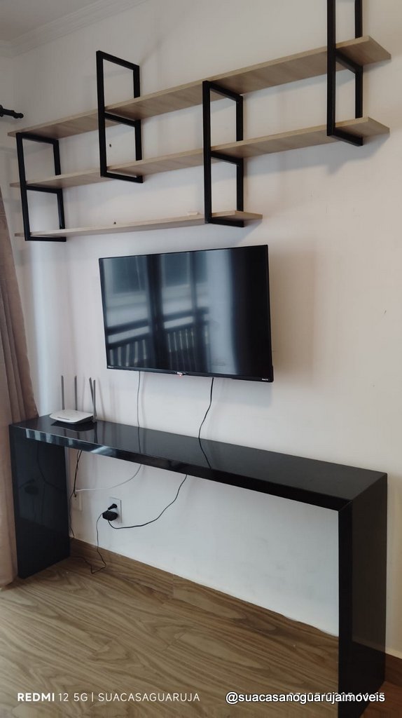 Apartamento Mobiliado à Venda com 1 Dormitório e Sacada na Praia da Enseada – Próximo ao Rufinos, Guarujá cod R4937290
