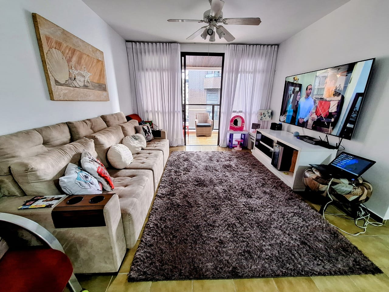 Apartamento à venda 3 Quartos  1 suite  2 vagas ,137m² - Pitangueiras  Guaruja cod R0324315