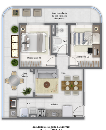 Apartamento à venda com 2 quartos, 47m² - Foto 18