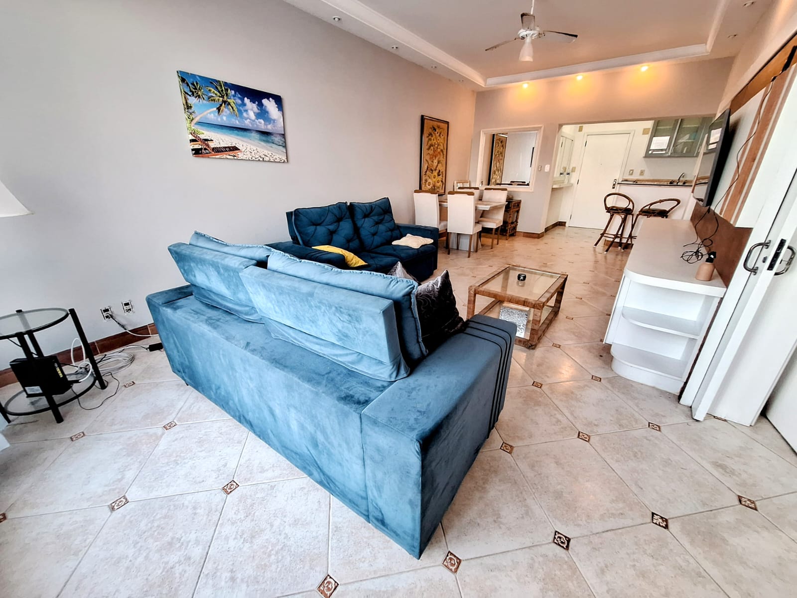Apartamento Reformado com Vista Mar 2 dormitorios 2 suites 80m² Pitangueiras guaruja cod R5437629