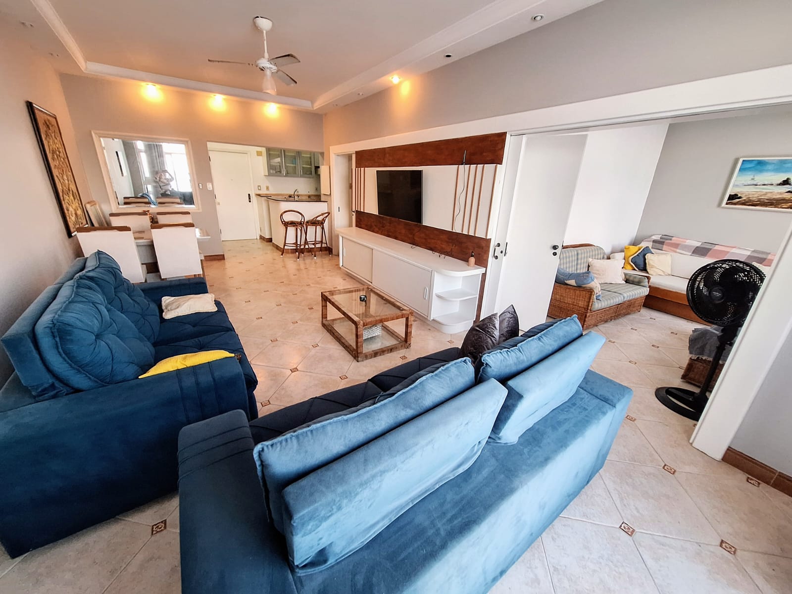 Apartamento Reformado com Vista Mar 2 dormitorios 2 suites 80m² Pitangueiras guaruja cod R5437629