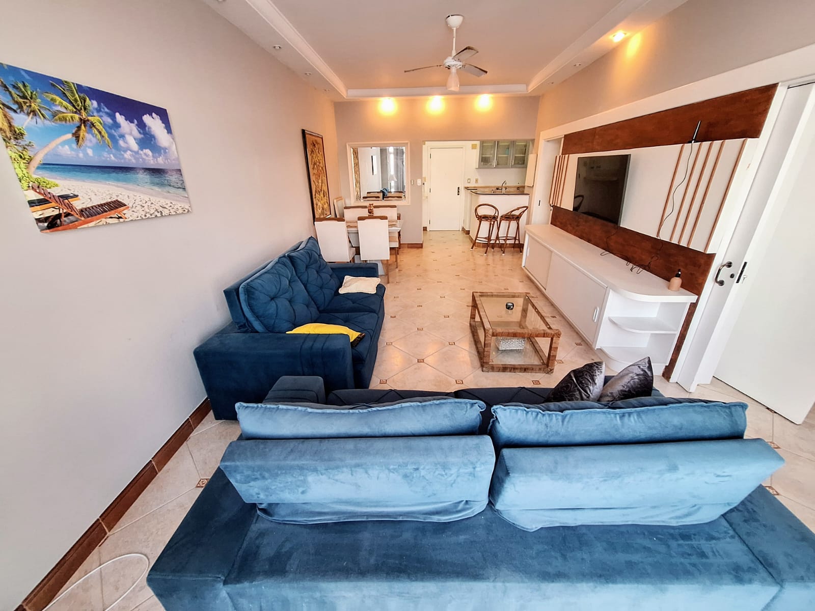 Apartamento Reformado com Vista Mar 2 dormitorios 2 suites 80m² Pitangueiras guaruja cod R5437629