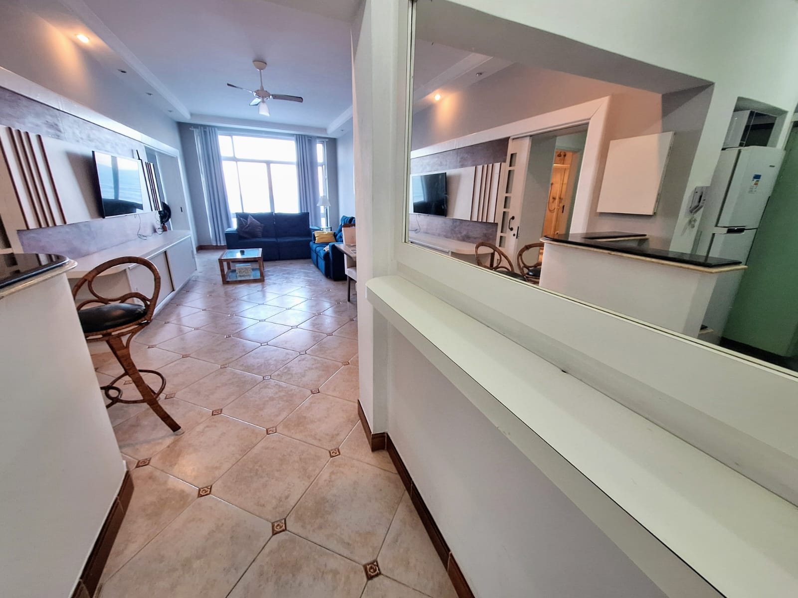 Apartamento Reformado com Vista Mar 2 dormitorios 2 suites 80m² Pitangueiras guaruja cod R5437629