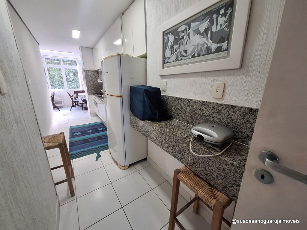 Apartamento Reformado com Vista Mar 3 dormitorios 1 suite Pitangueiras guaruja cod R54376291
