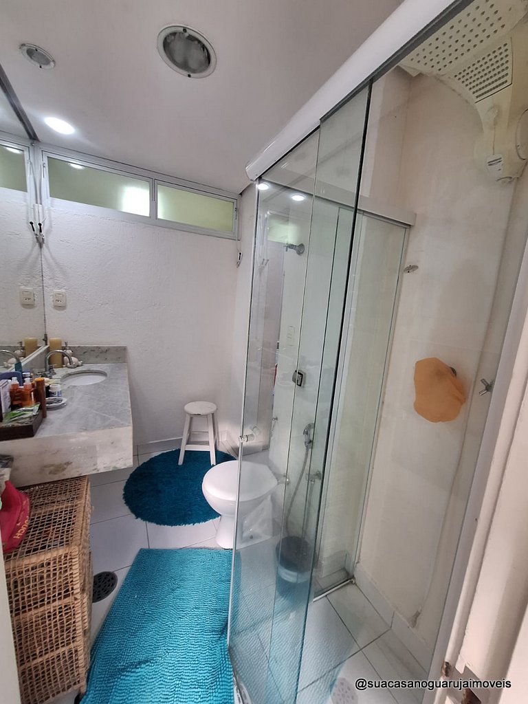 Apartamento Reformado com Vista Mar 3 dormitorios 1 suite Pitangueiras guaruja cod R54376291