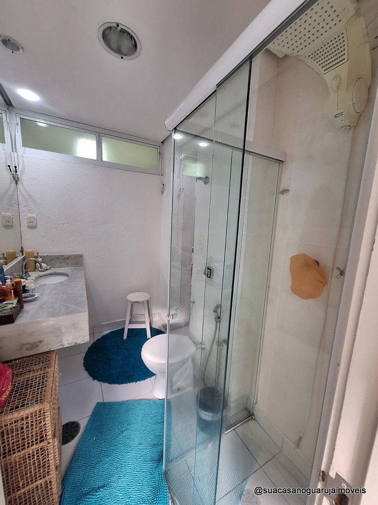 Apartamento Reformado com Vista Mar 3 dormitorios 1 suite Pitangueiras guaruja cod R54376291