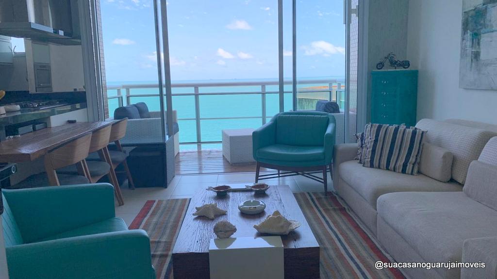 Apartamento com Vista Mar à Venda – 2 Suítes e Lazer Completo no Penhasco das Tartarugas Guarujá – 80m² e 2 Vagas – AP5081012V