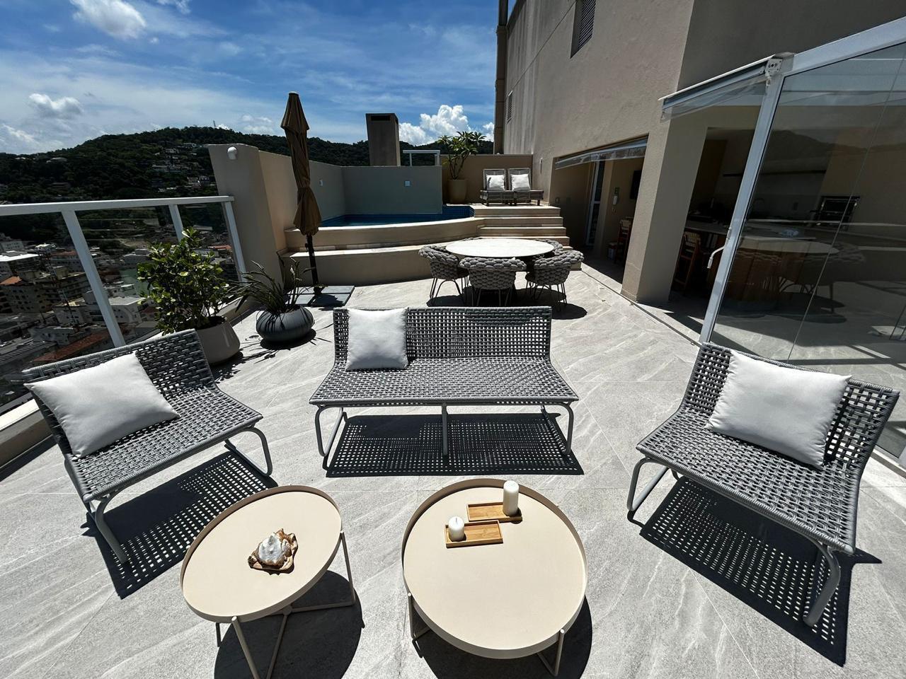 cobertura Vista para o Mar venda 3 dormitorios 1 suite 2 vagas 200 m² enseada guaruja R2847764