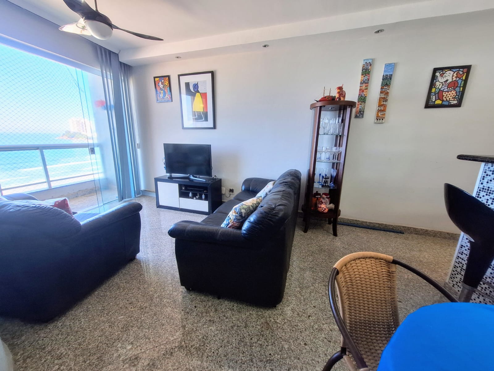Apartamento Vista Total Mar com 2 dormitórios 1 suite  90m² Pitangueiras  - Guarujá R2304389