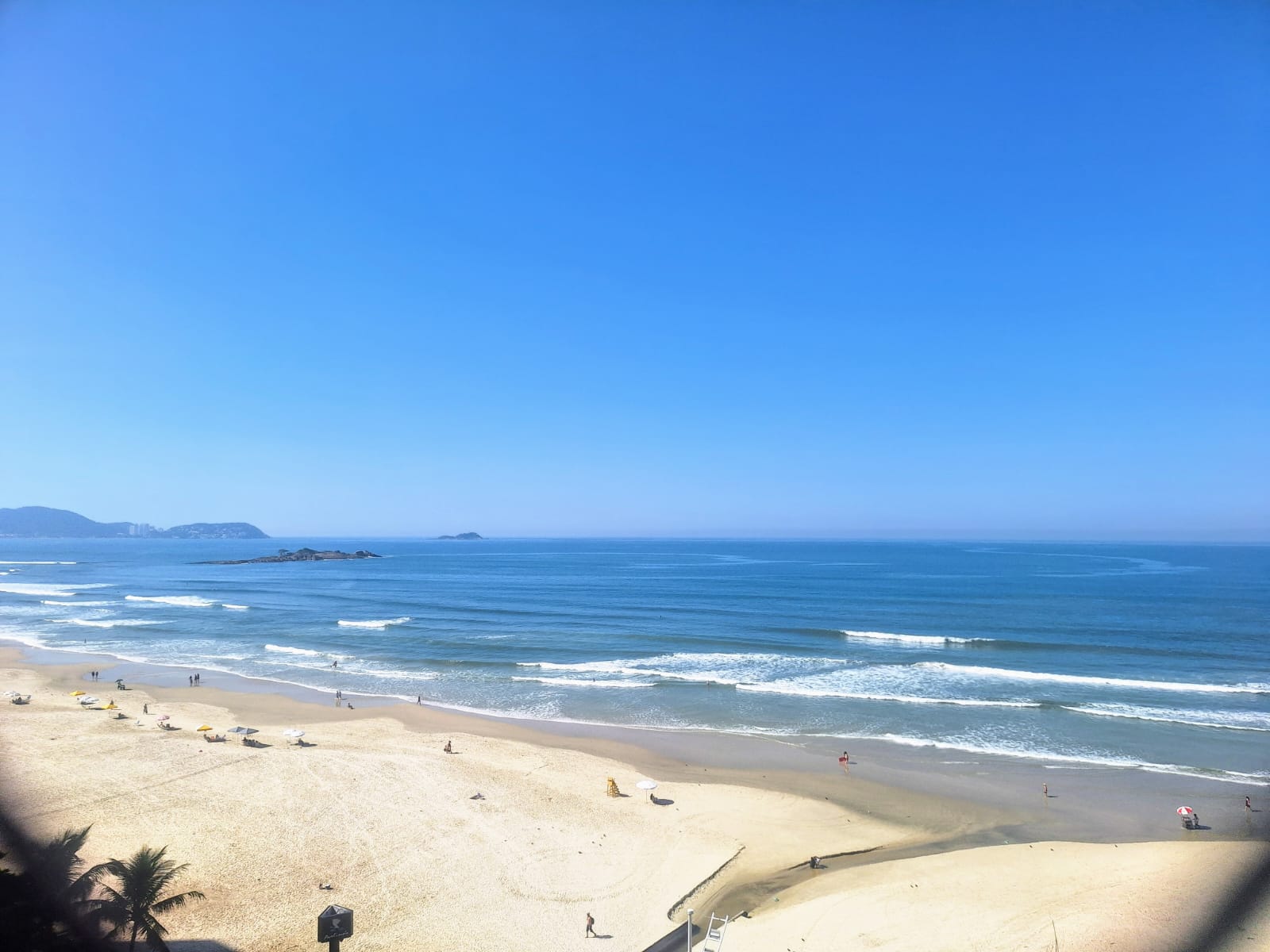 Apartamento Vista Total Mar com 2 dormitórios 1 suite  90m² Pitangueiras  - Guarujá R2304389
