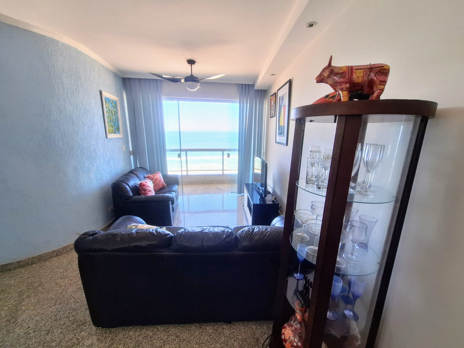Apartamento Vista Total Mar com 2 dormitórios 1 suite  90m² Pitangueiras  - Guarujá R2304389