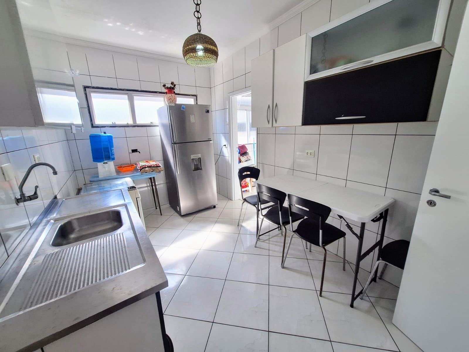 Apartamento vista lateral mar 3 dormitórios  1 vaga Astúrias - Guarujá R3307241