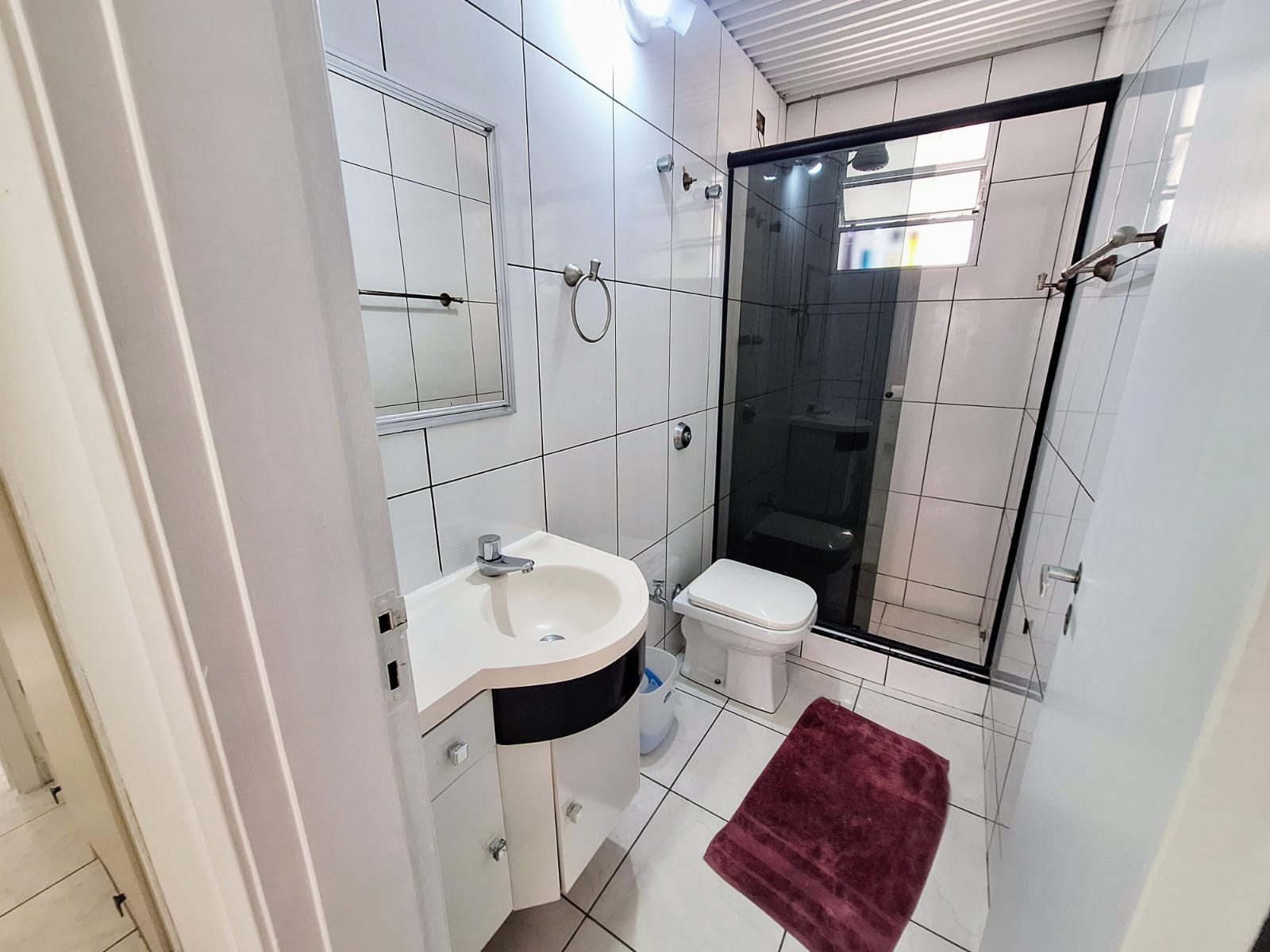 Apartamento vista lateral mar 3 dormitórios  1 vaga Astúrias - Guarujá R3307241