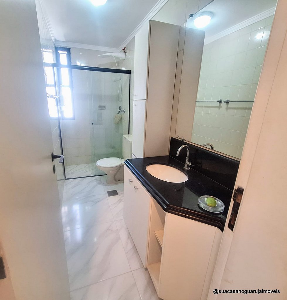 Apartamento 3 dormitorios 1 suite 2 vagas 112 m²  na Barra Funda – Pitangueiras, Guarujá R141572