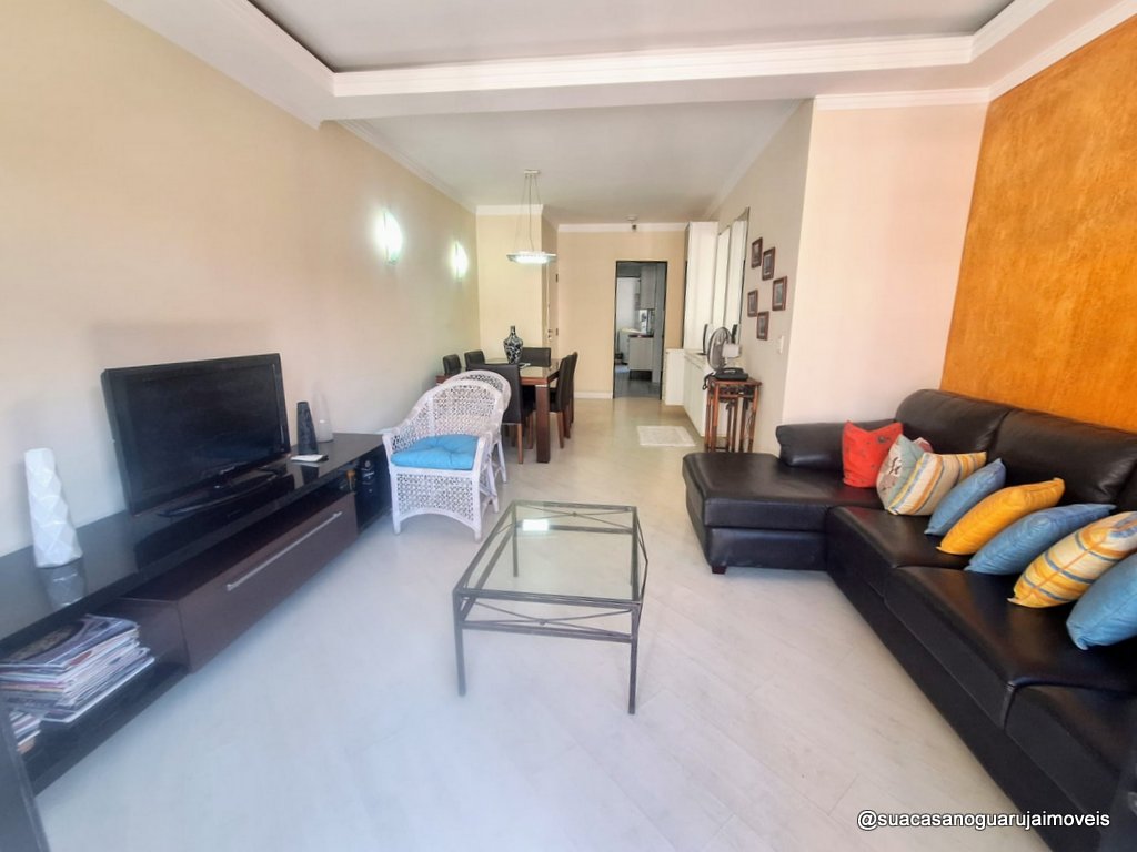 Apartamento 3 dormitorios 1 suite 2 vagas 112 m²  na Barra Funda – Pitangueiras, Guarujá R141572