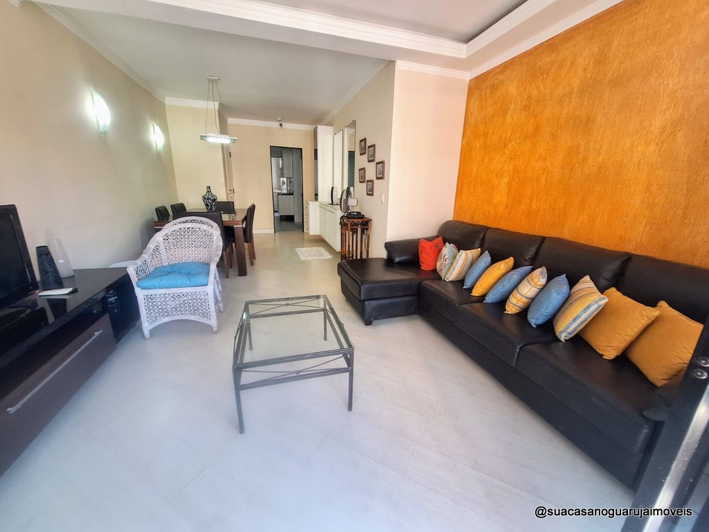Apartamento 3 dormitorios 1 suite 2 vagas 112 m²  na Barra Funda – Pitangueiras, Guarujá R141572