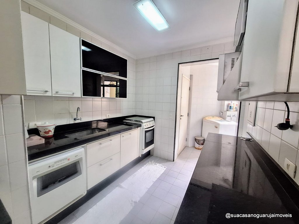 Apartamento 3 dormitorios 1 suite 2 vagas 112 m²  na Barra Funda – Pitangueiras, Guarujá R141572